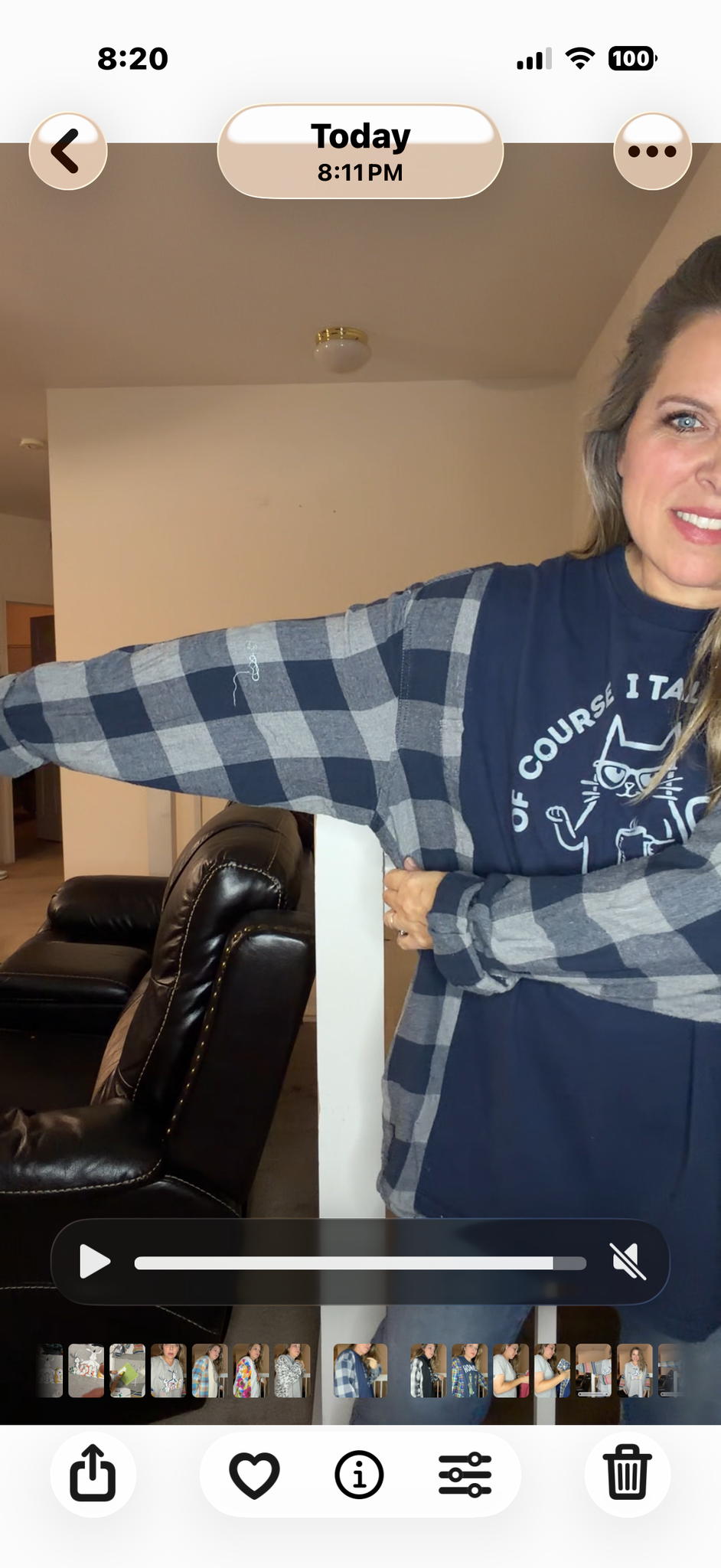 Upcycled Cat Advice - women's 4X T-shirt with flannel sleeves