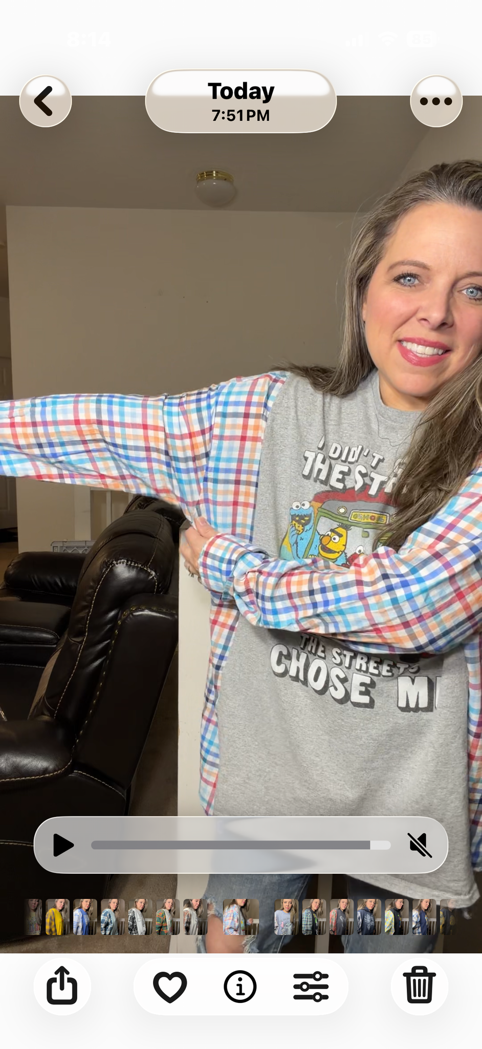 Upcycled Sesame Street – women's 2X T-shirt with cotton sleeves – sleeves, more narrow ￼