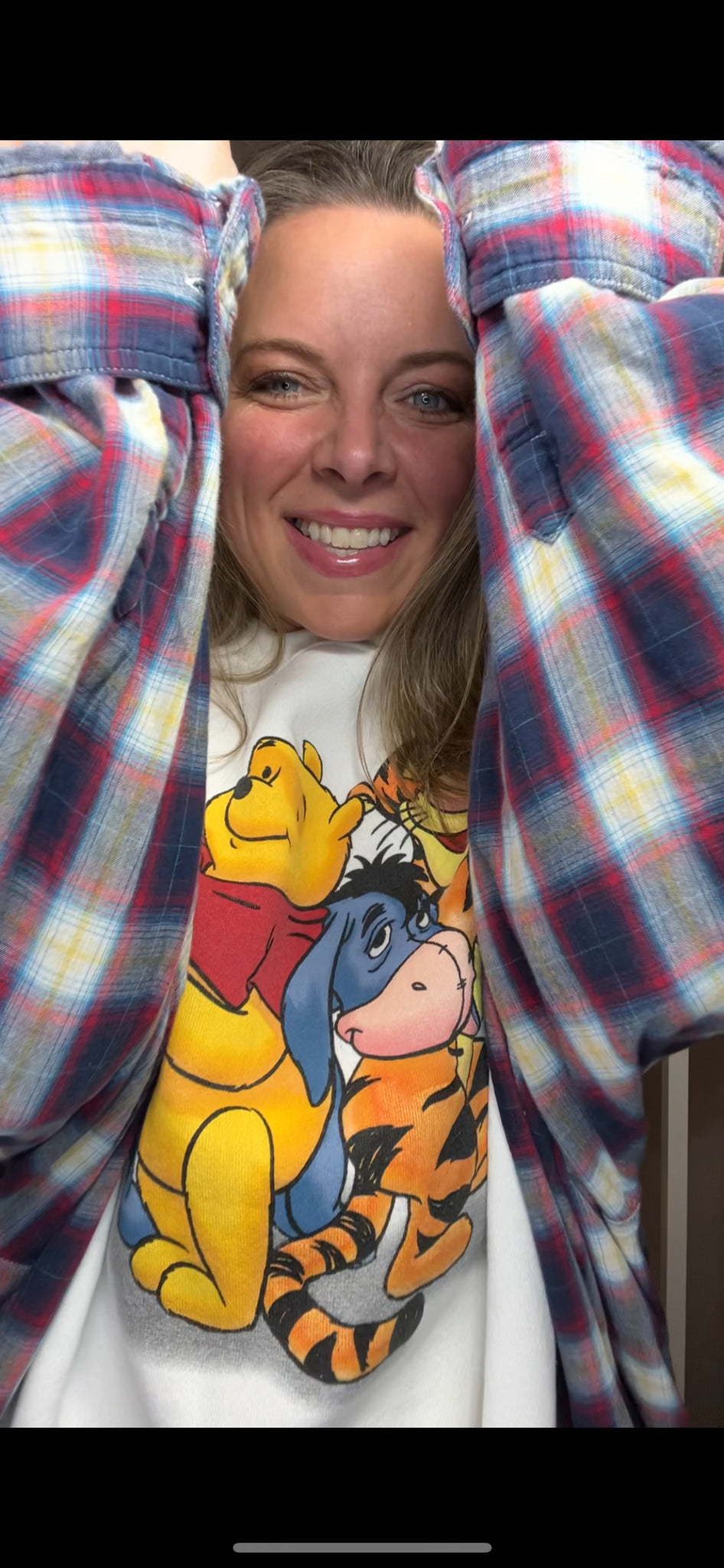 Winnie the Pooh - woman’s 1X - some faint stains- see pics