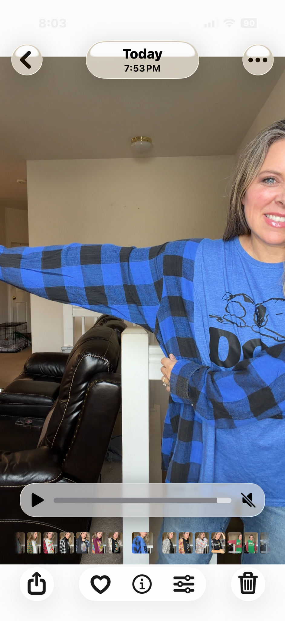 Upcycled Dog Mom - women's 4X T-shirt with flannel sleeves ￼