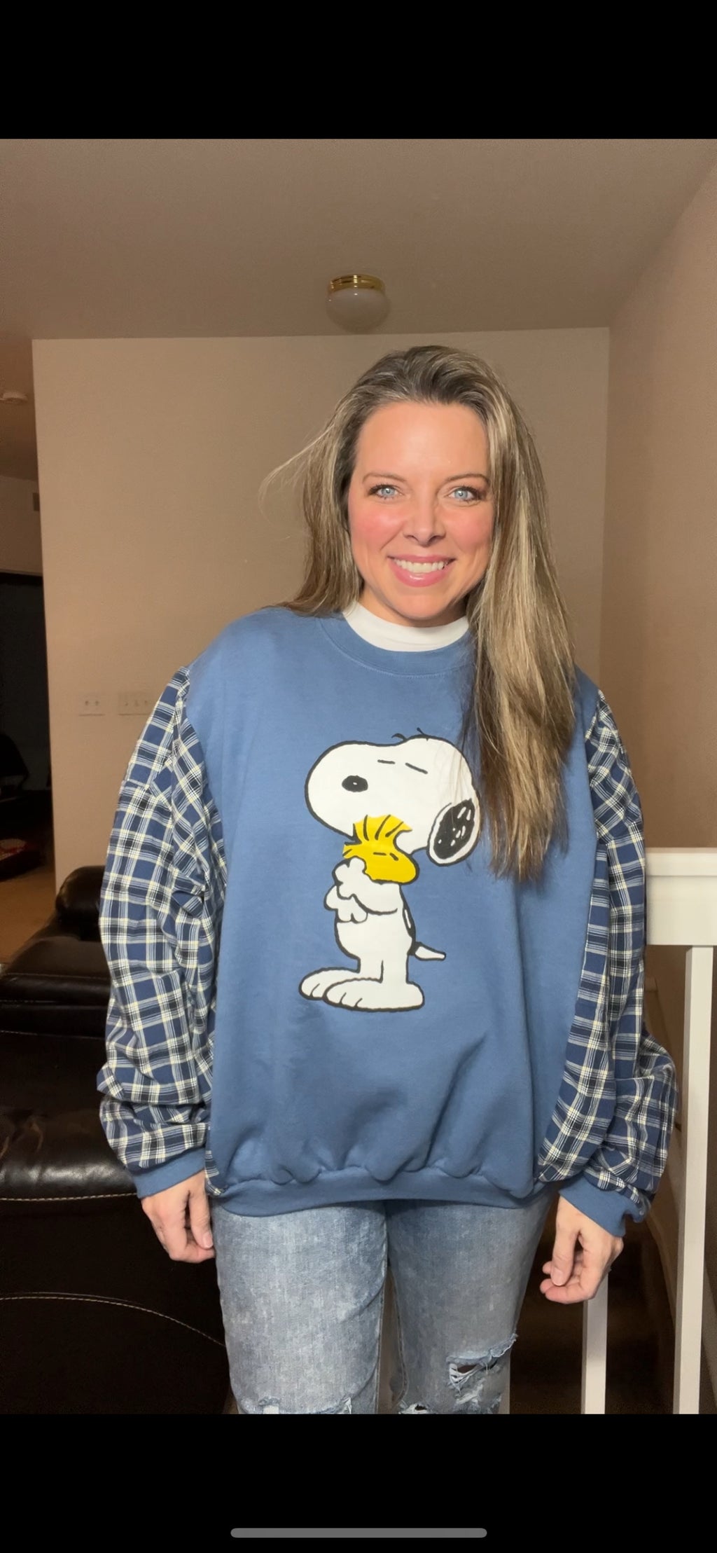 Blue Snoopy - woman’s XL