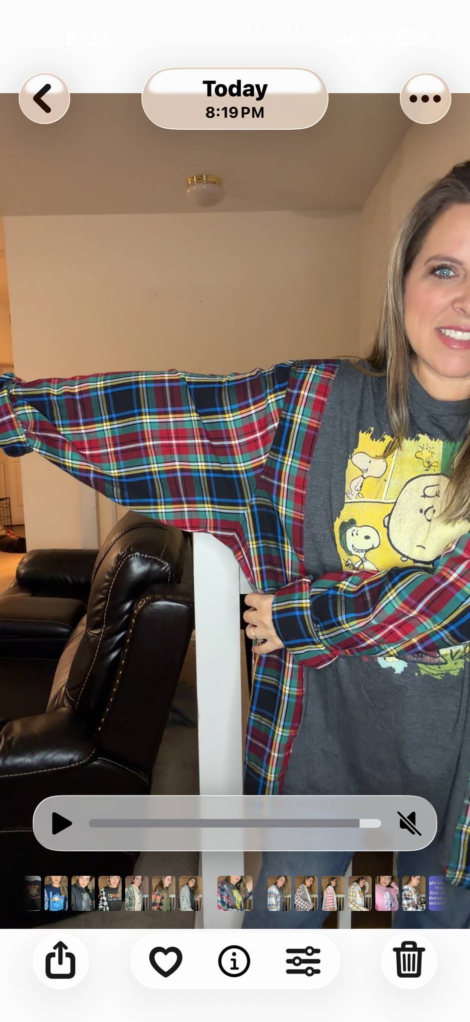Upcycled Charlie B - women's 4X T-shirt with cotton sleeves