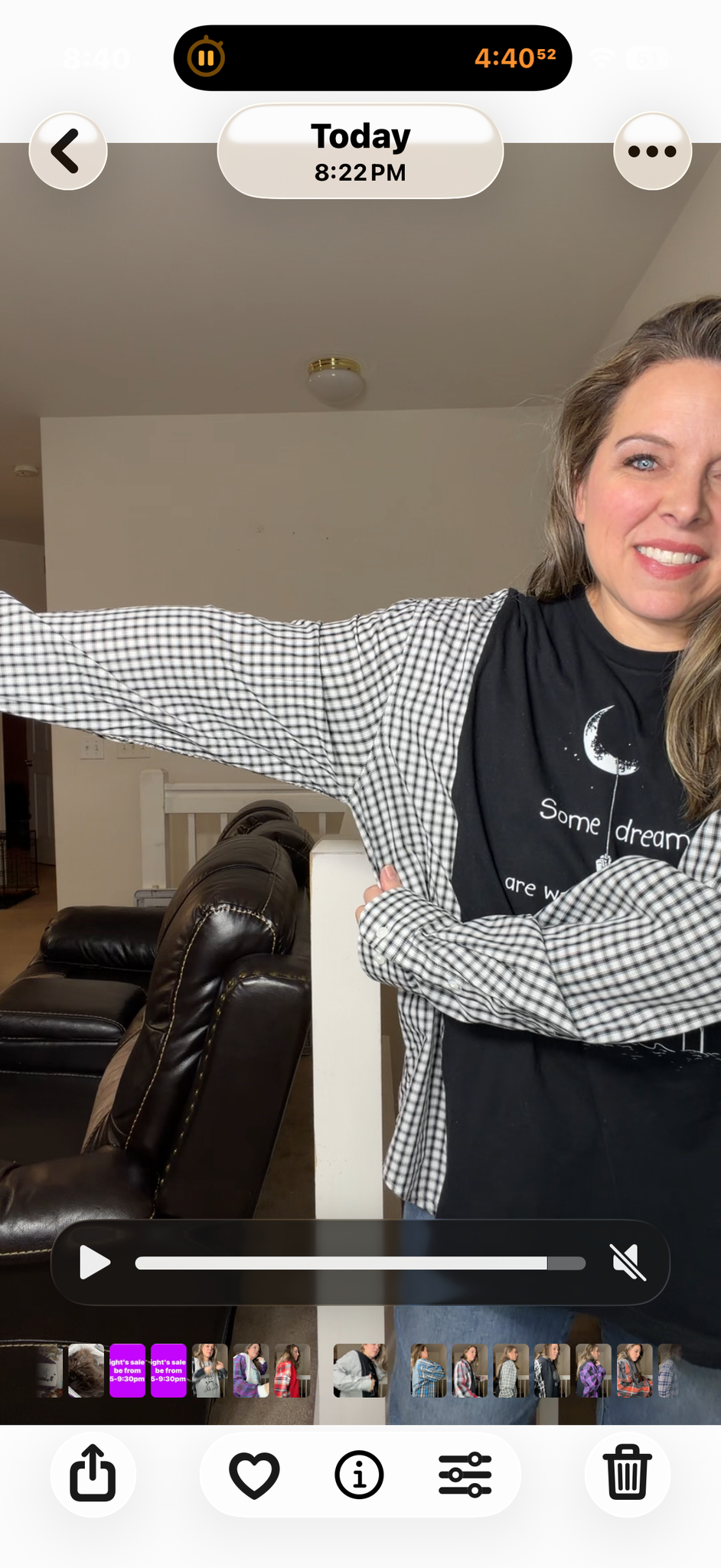 Upcycled Moon - women's 1X T-shirt with cotton sleeves