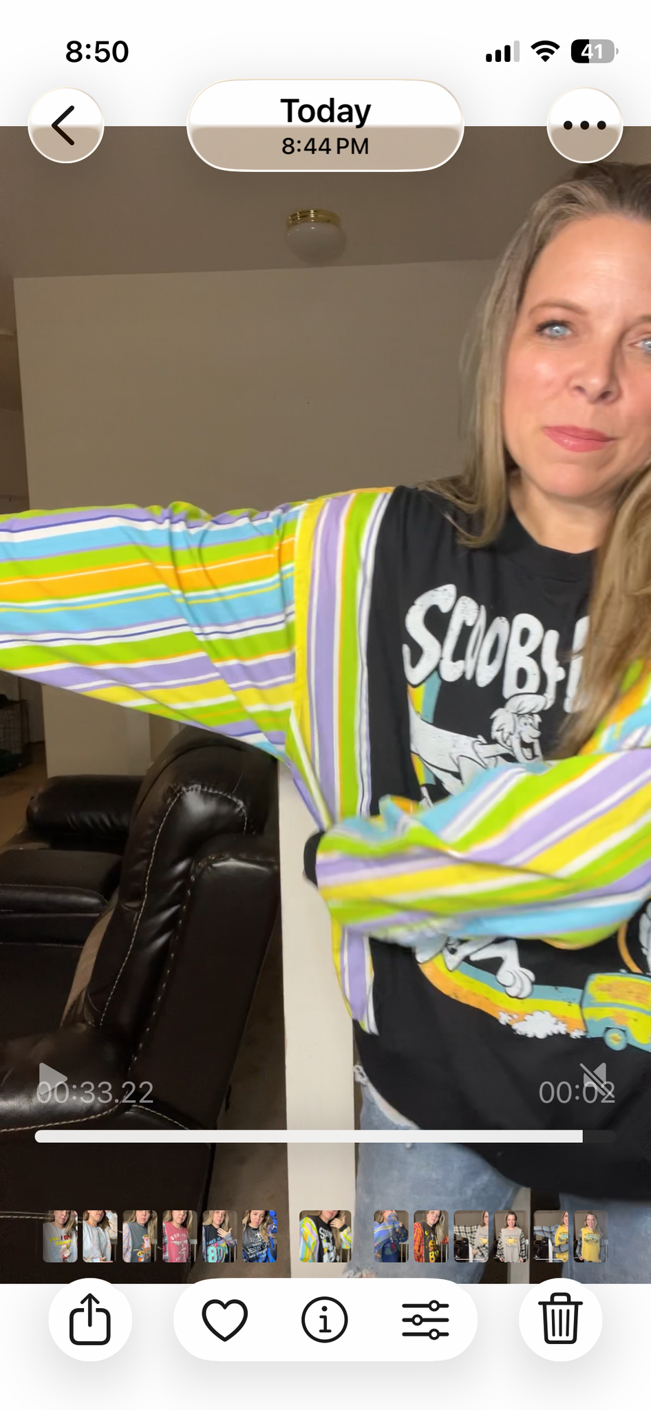 Upcycled Scooby Doo – women’s 2X T-shirt with cotton sleeves