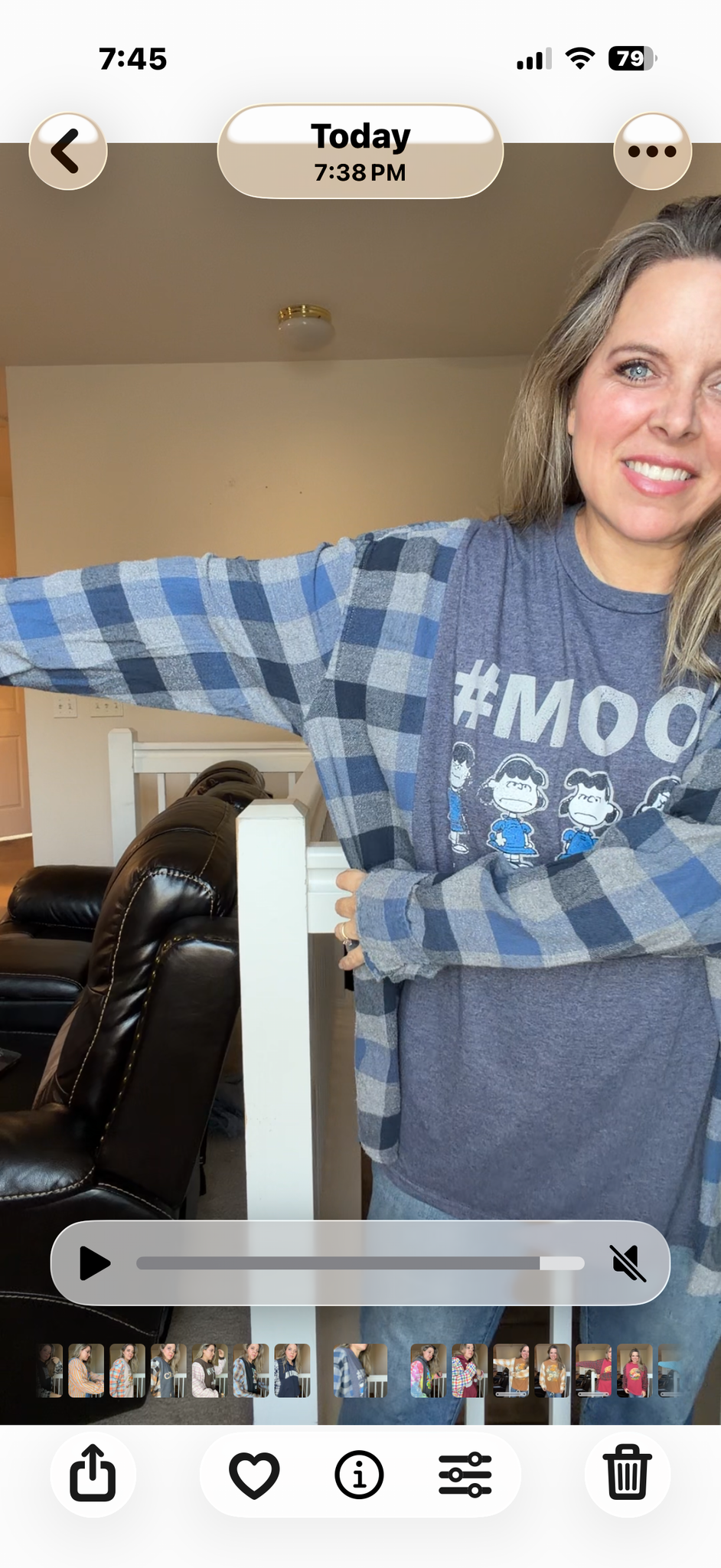 Upcycled Mood - women's 2X T-shirt with flannel sleeves
