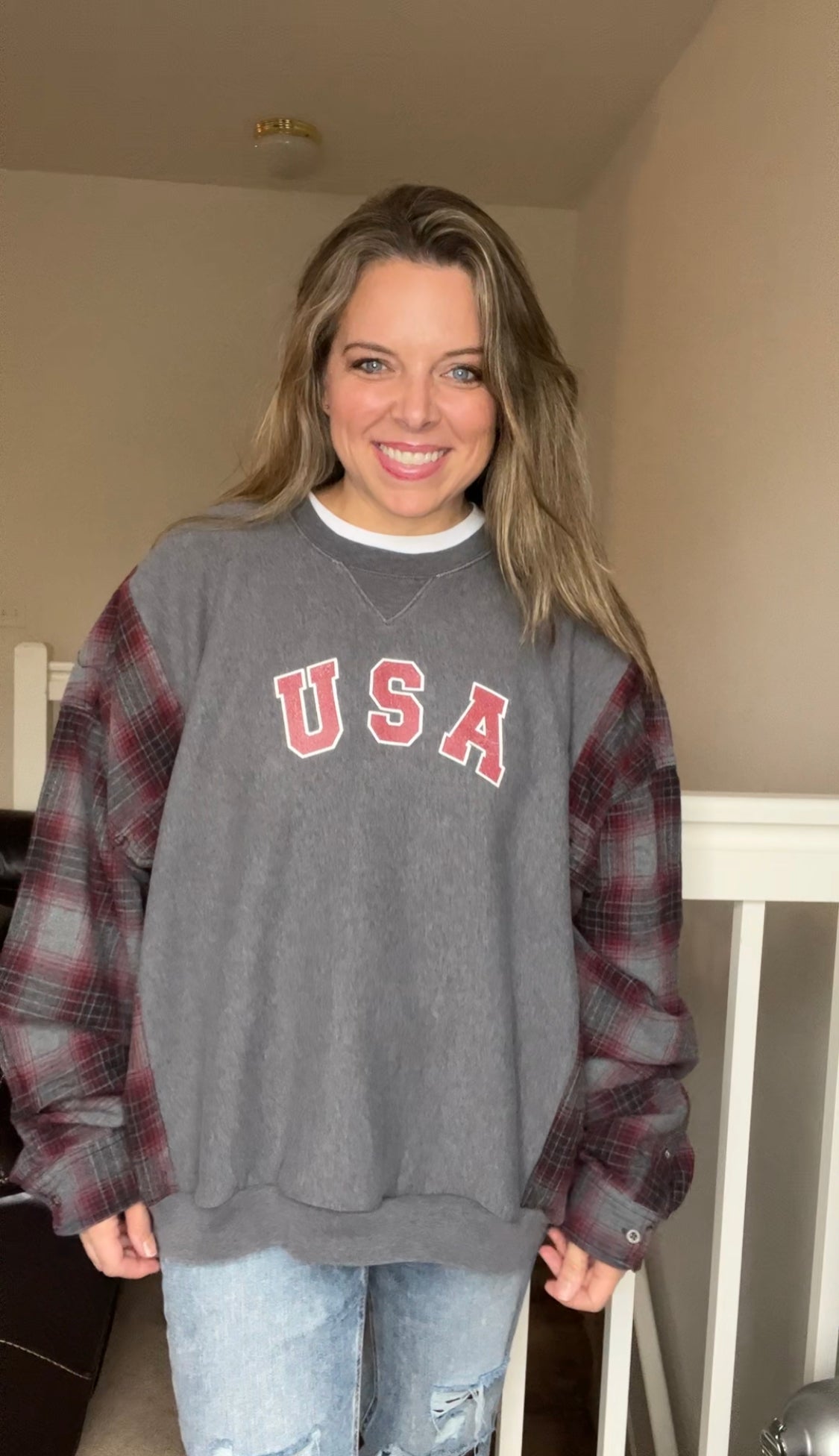 USA Upcycled Sweatshirt