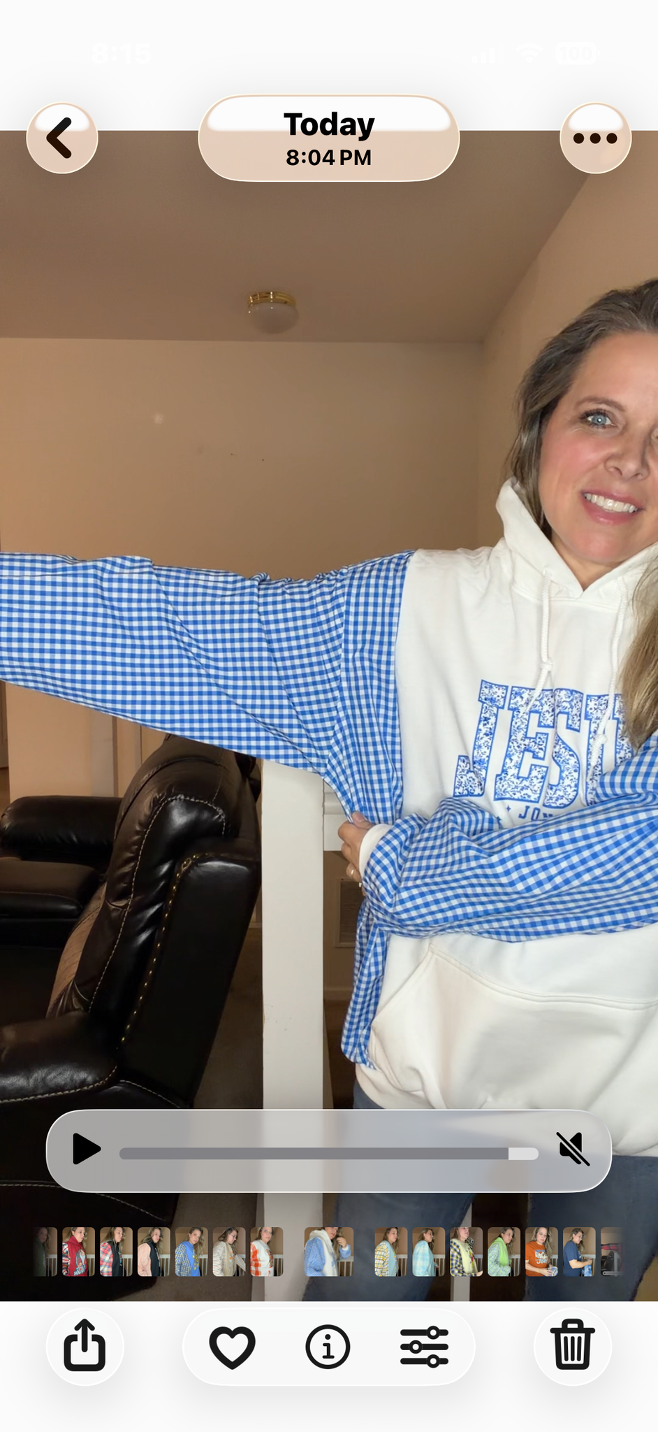 Upcycled Jesus Blue - women's 2X midweight Sweatshirt with cotton sleeves