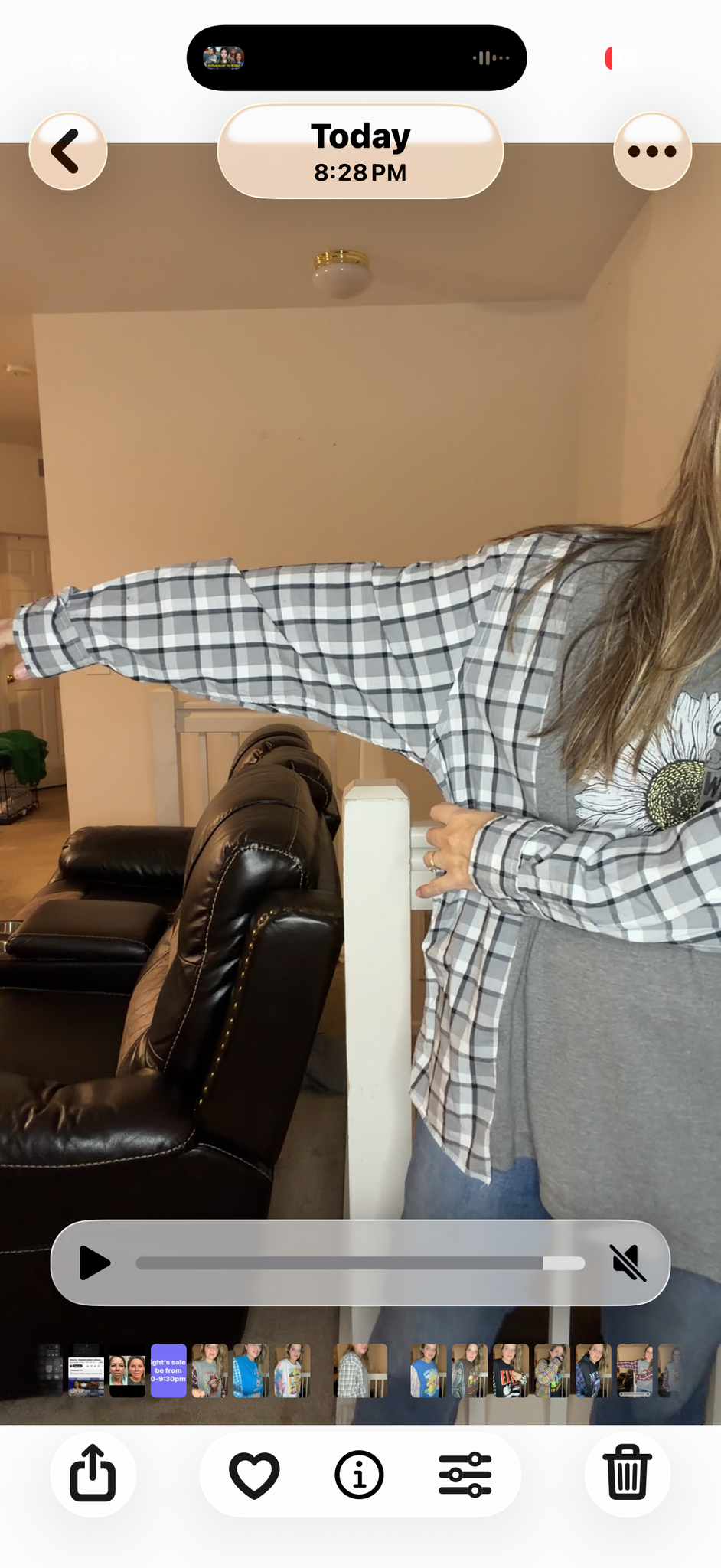 Upcycled Grow Through - women's XL/1X T-shirt with cotton sleeves