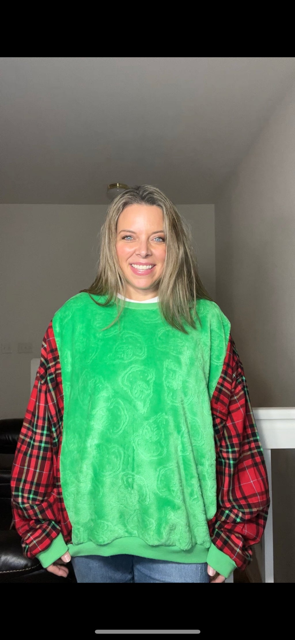 Grinch Fuzzy - woman’s 2X