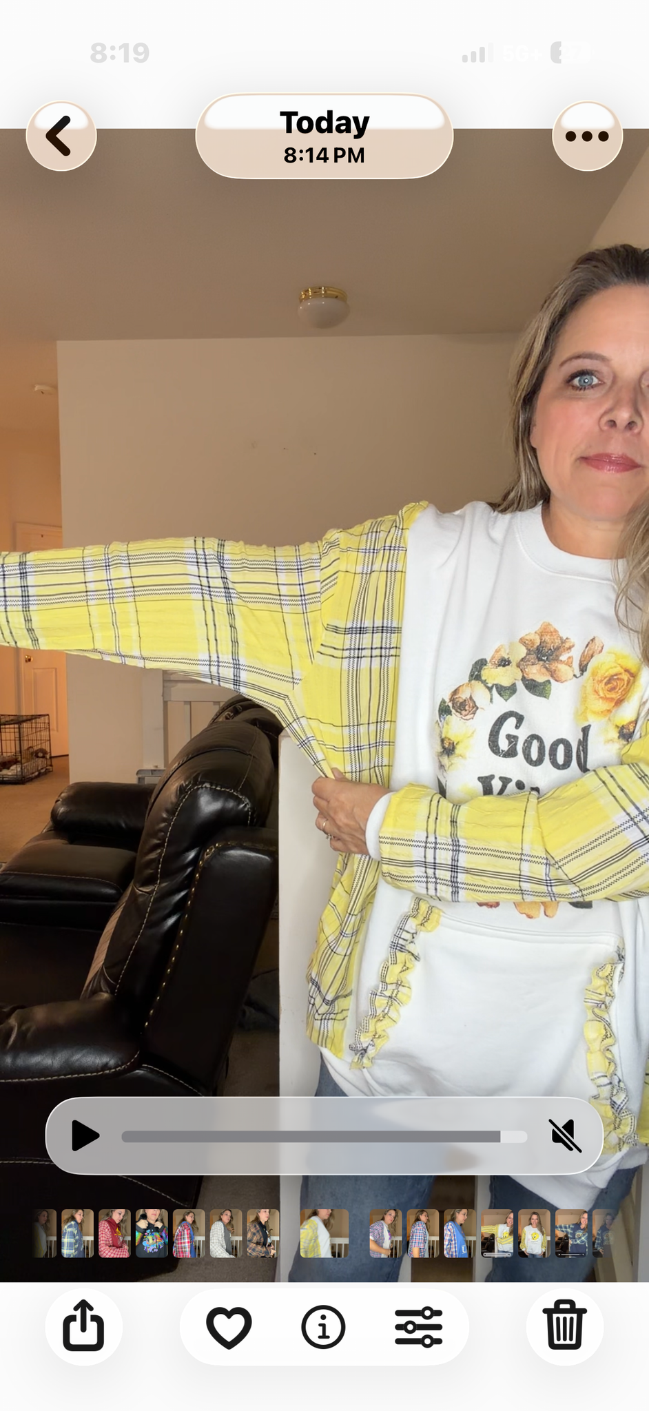 Upcycled Good Vibes - women's 5X midweight sweatshirt with thin sleeves ￼