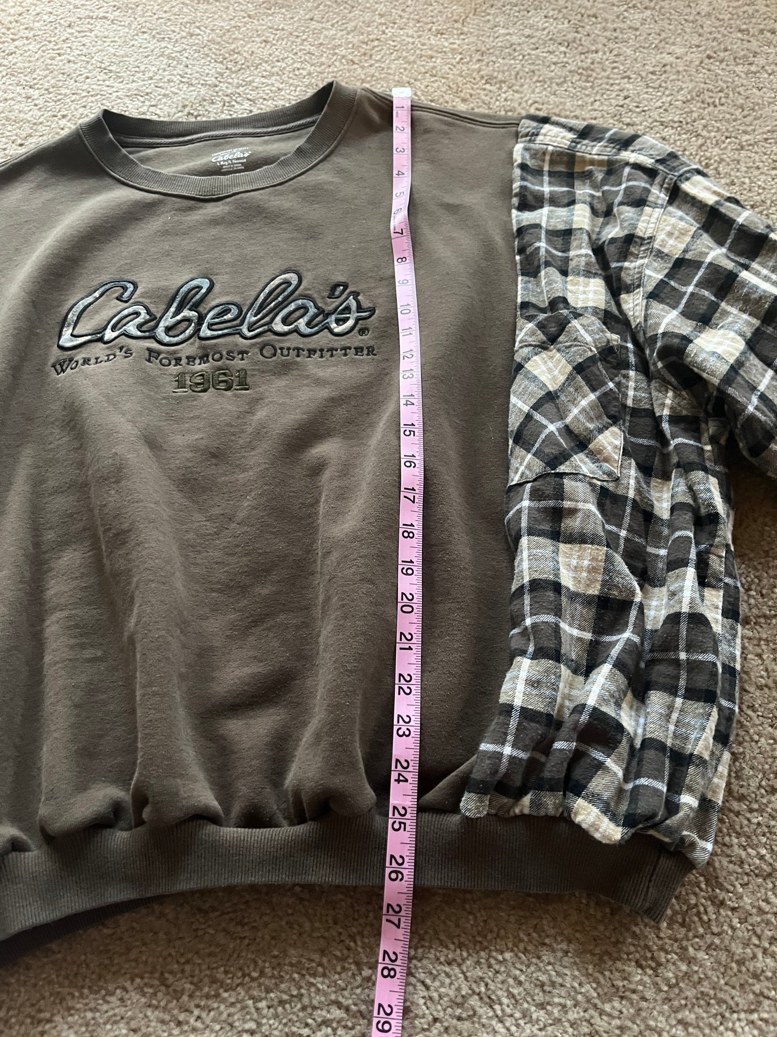 Cabelas Upcycled Sweatshirt