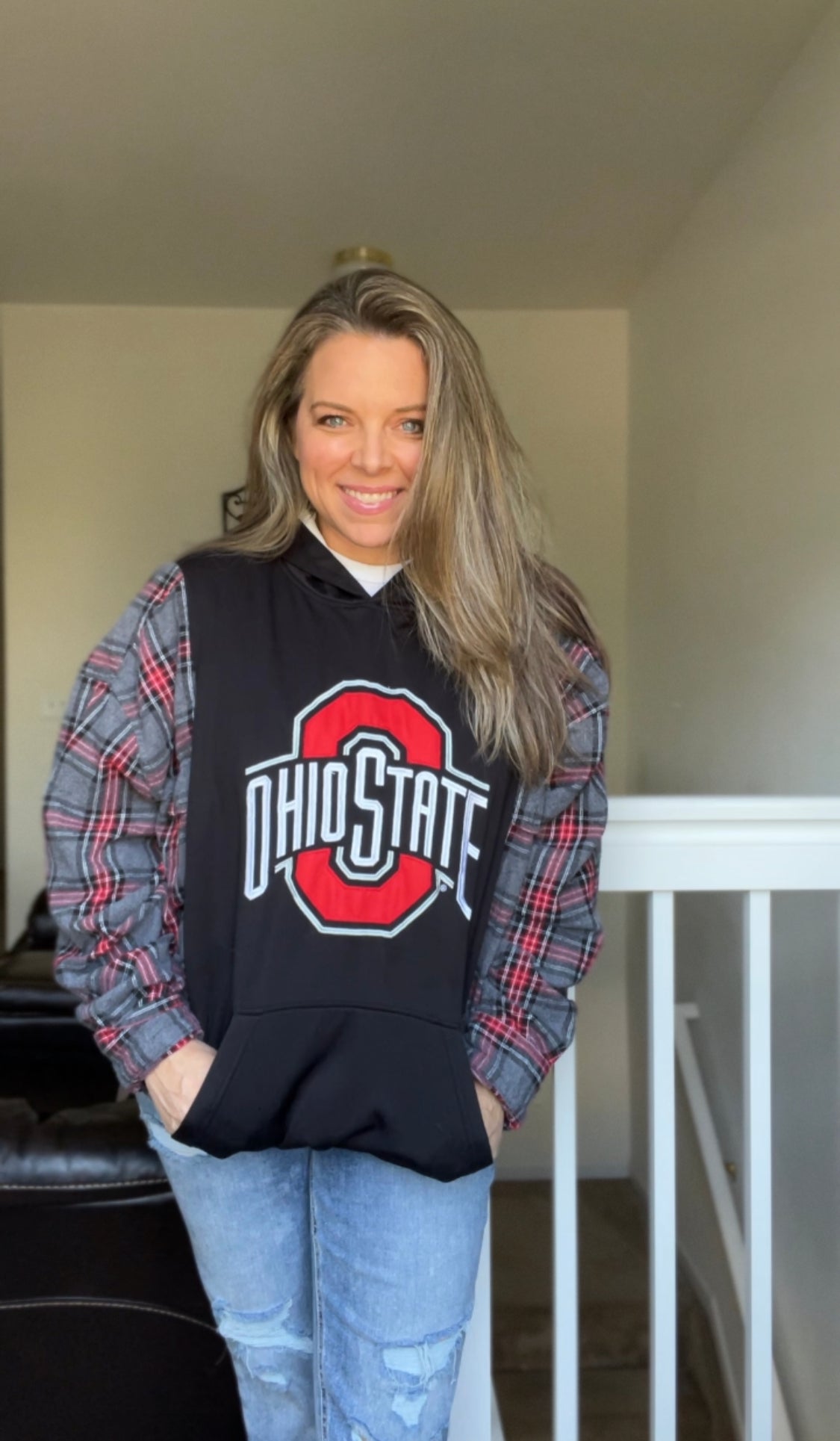 Ohio State Upcycled Sweatshirt