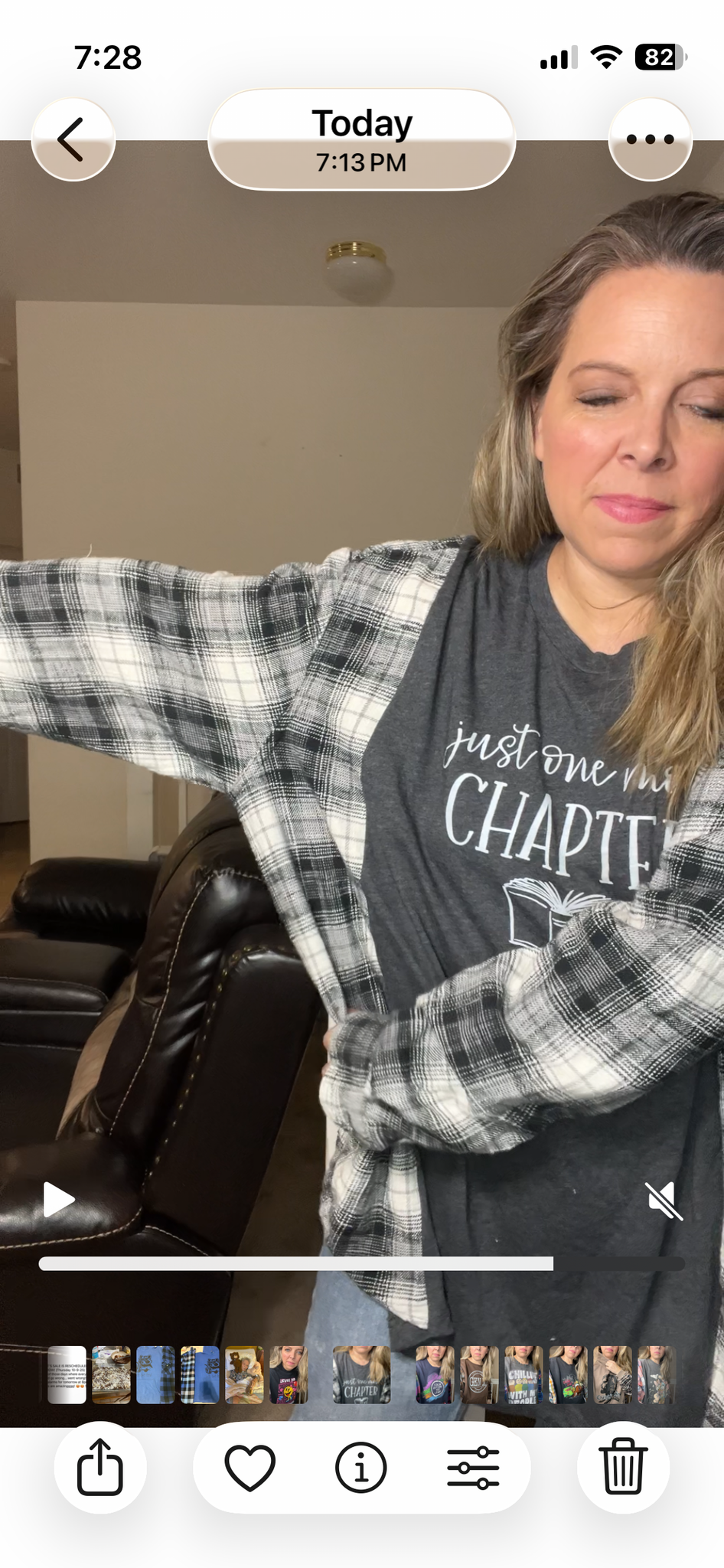 Upcycled Chapter – women’s 4X T-shirt with flannel sleeves