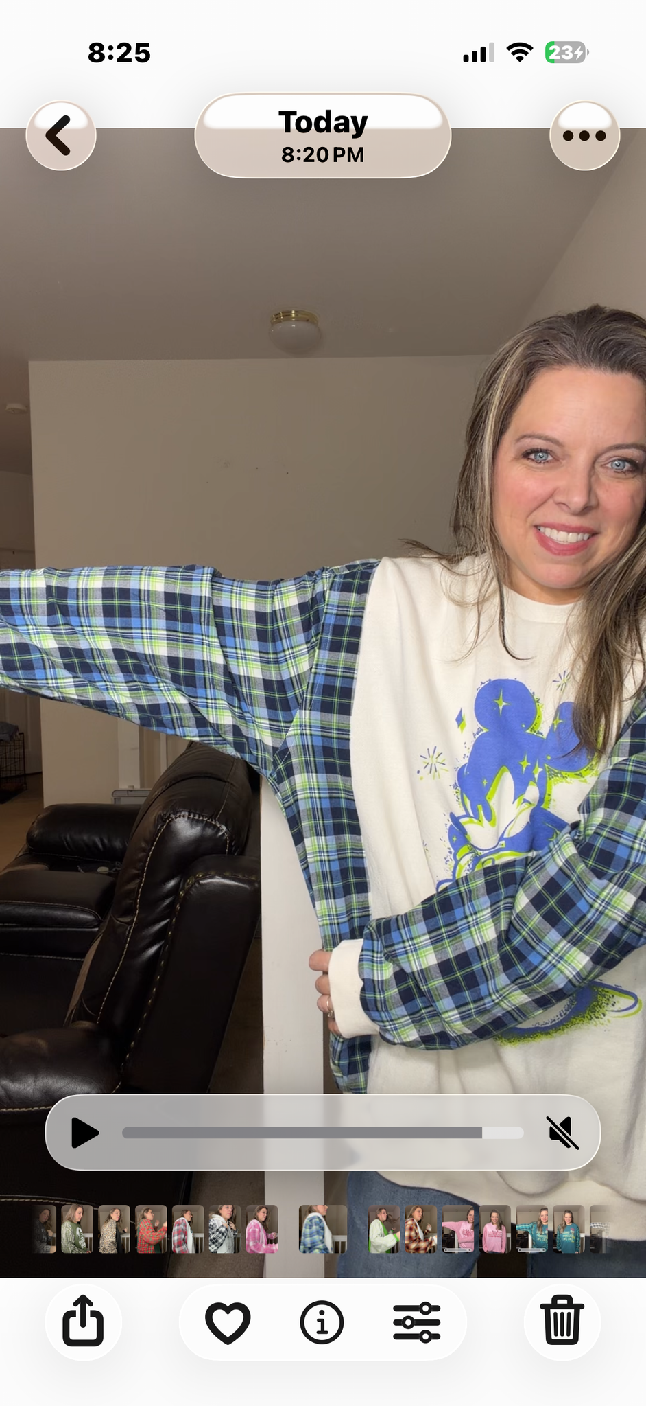 Upcycled Mickey - women's 4X midweight sweatshirt with cotton sleeves