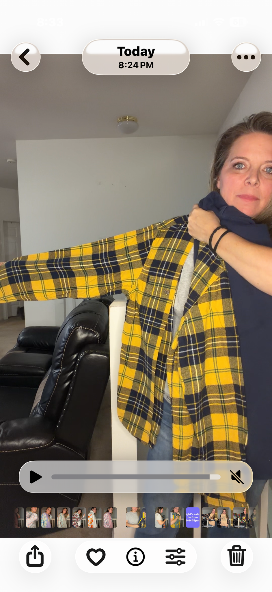 Upcycled UofM - pick your size (XS-2X) - midweight Sweatshirt with flannel sleeves ￼
