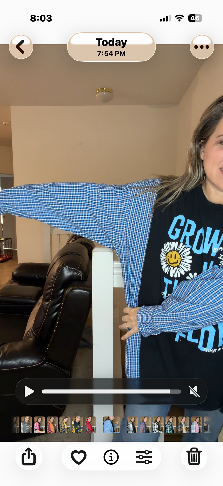 Upcycled Grow - women's 2X/3X T-shirt with cotton sleeves