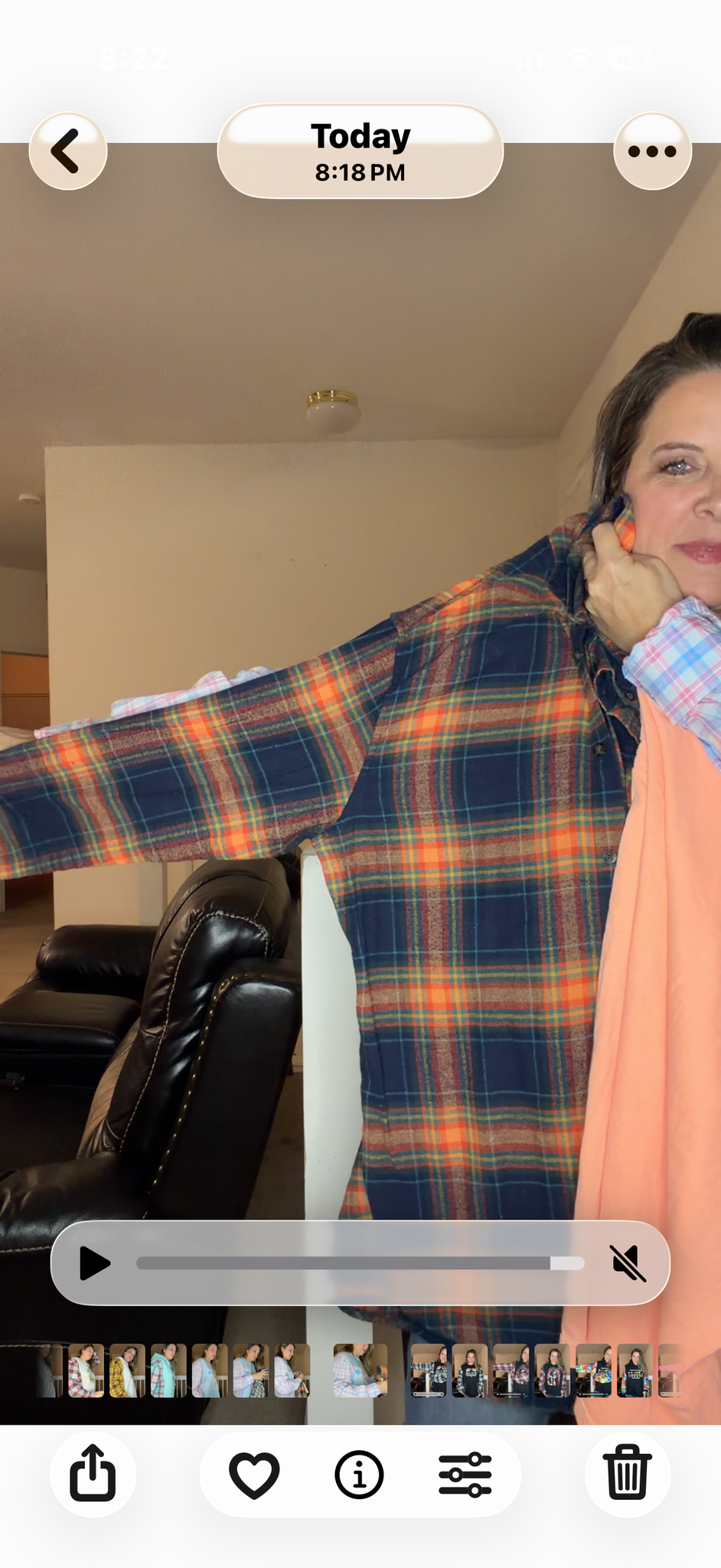 Upcycled Nuggets Halloween - pick size between medium/5X – tshirt with flannel sleeves