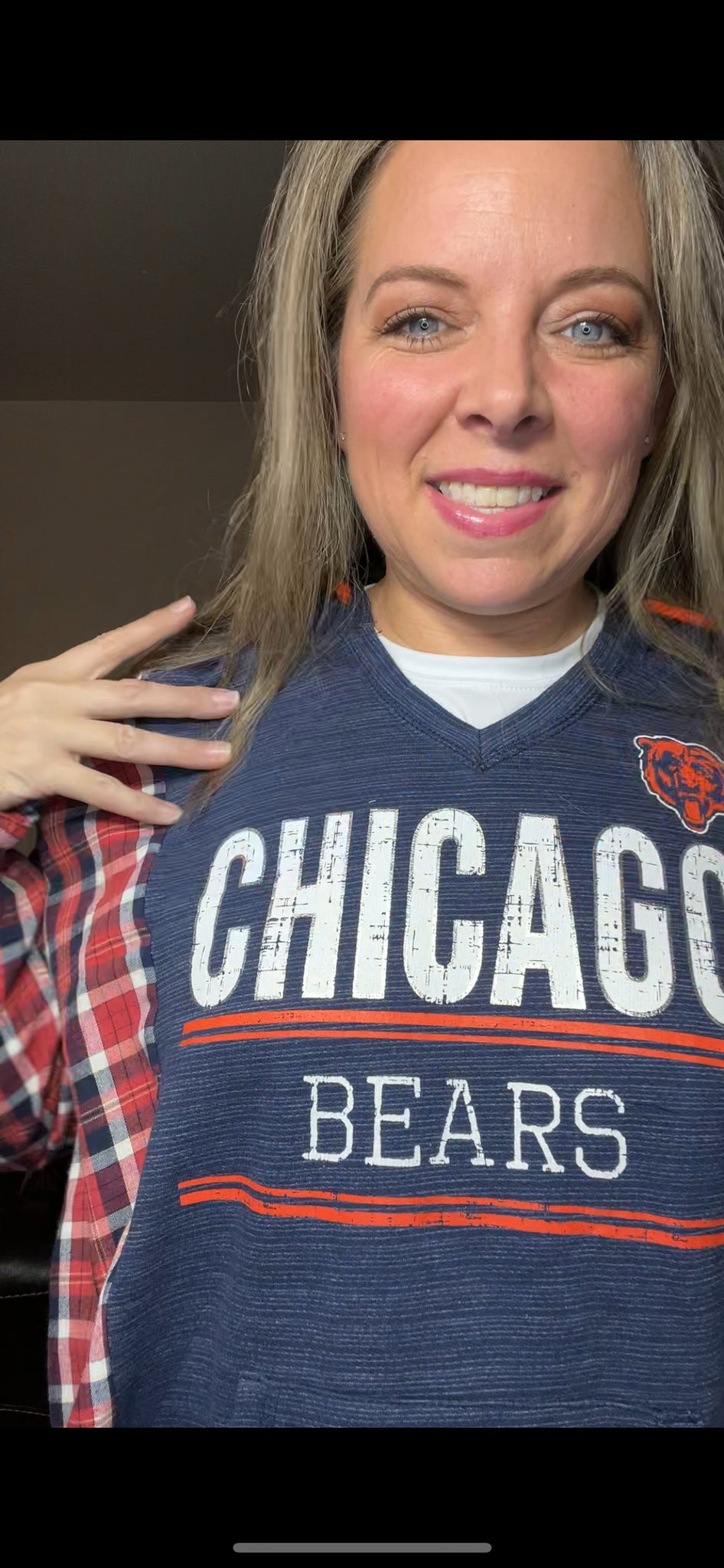 Chicago Bears - woman’s large - open bottom