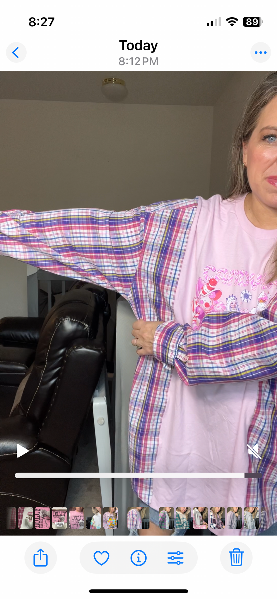 Upcycled Candyland – women's 4X/5X T-shirt with cotton sleeves