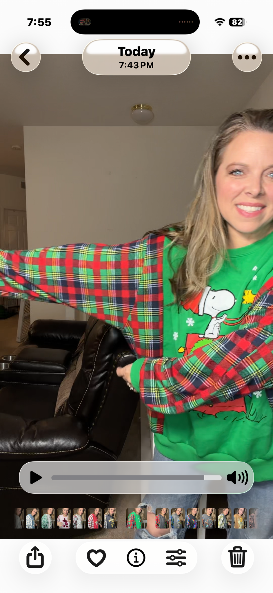 Upcycled Snoopy – women's 3X midweight sweatshirt with stretchy sleeves