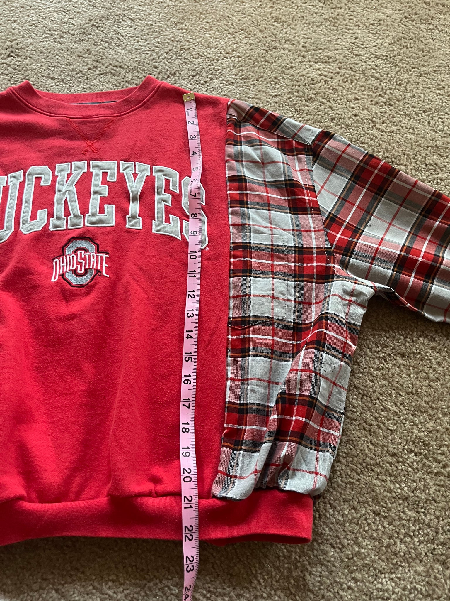 Ohio State Buckeyes Upcycled Sweatshirt