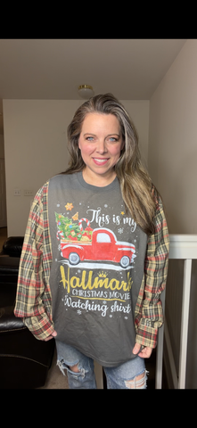 Upcycled hallmark – women's 2X T-shirt with cotton sleeves
