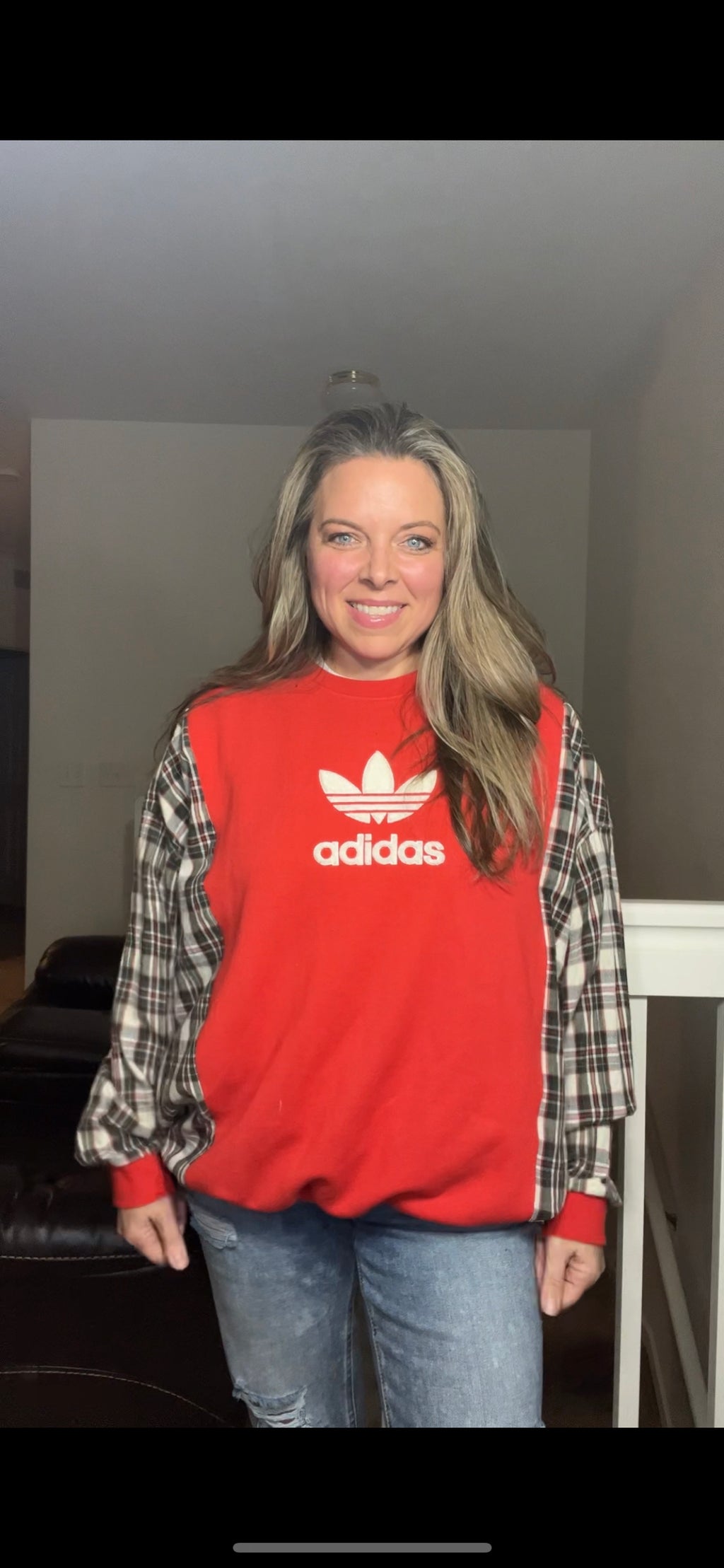 Orange/Red Adidas - woman’s XL