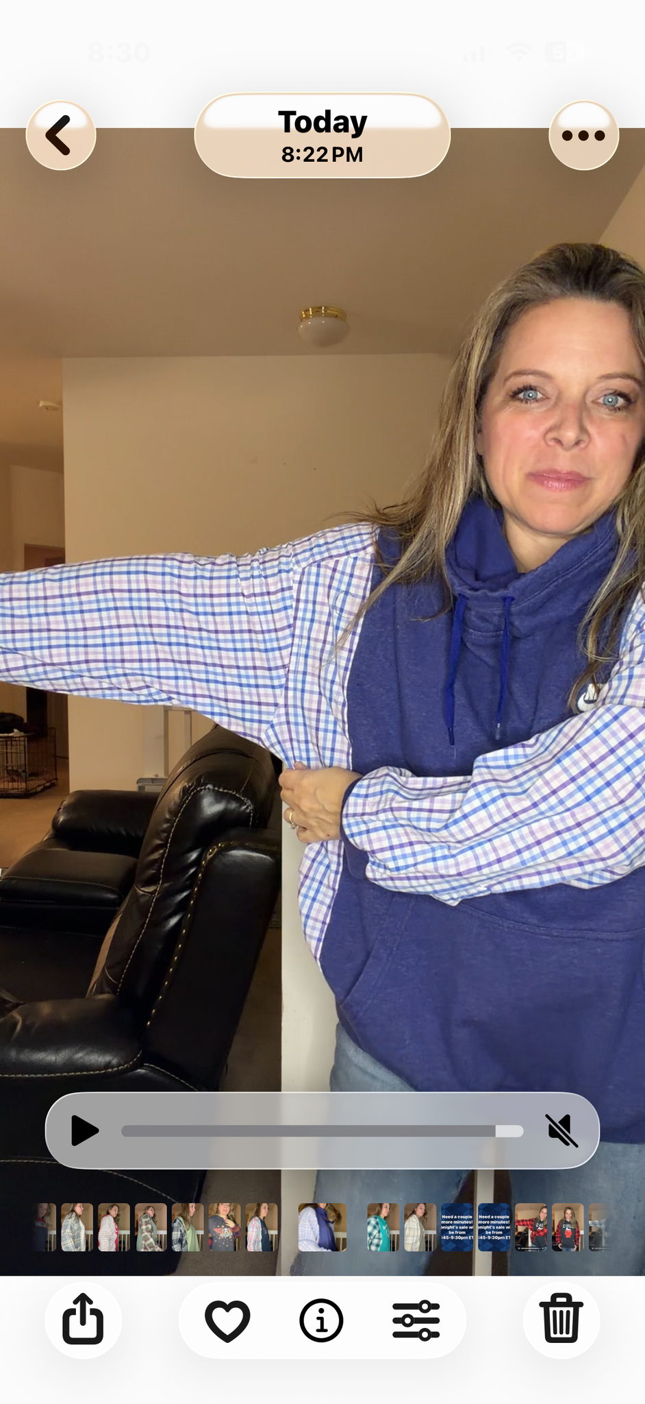 Upcycled Nike - women's XL/1X midweight Sweatshirt with cotton sleeves
