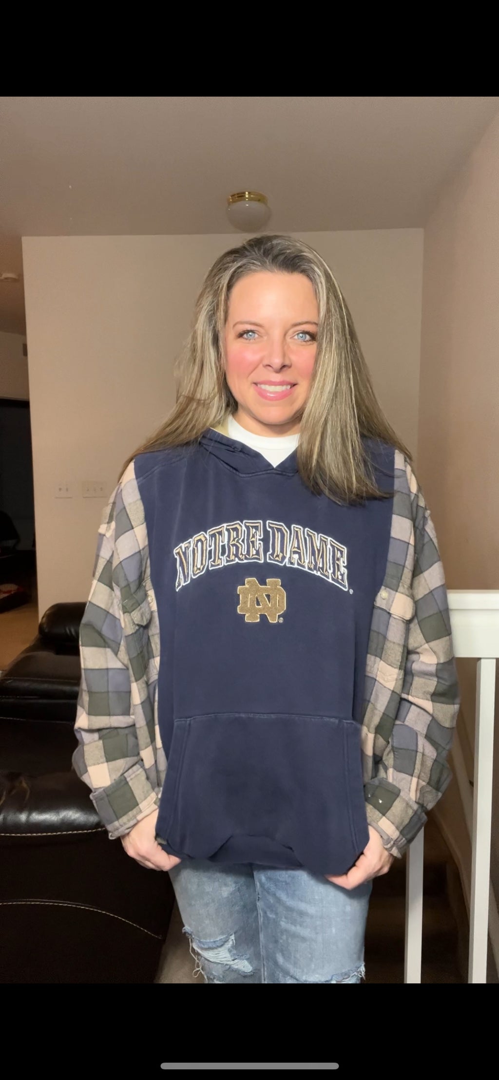 Vintage Notre Dame - woman’s XL