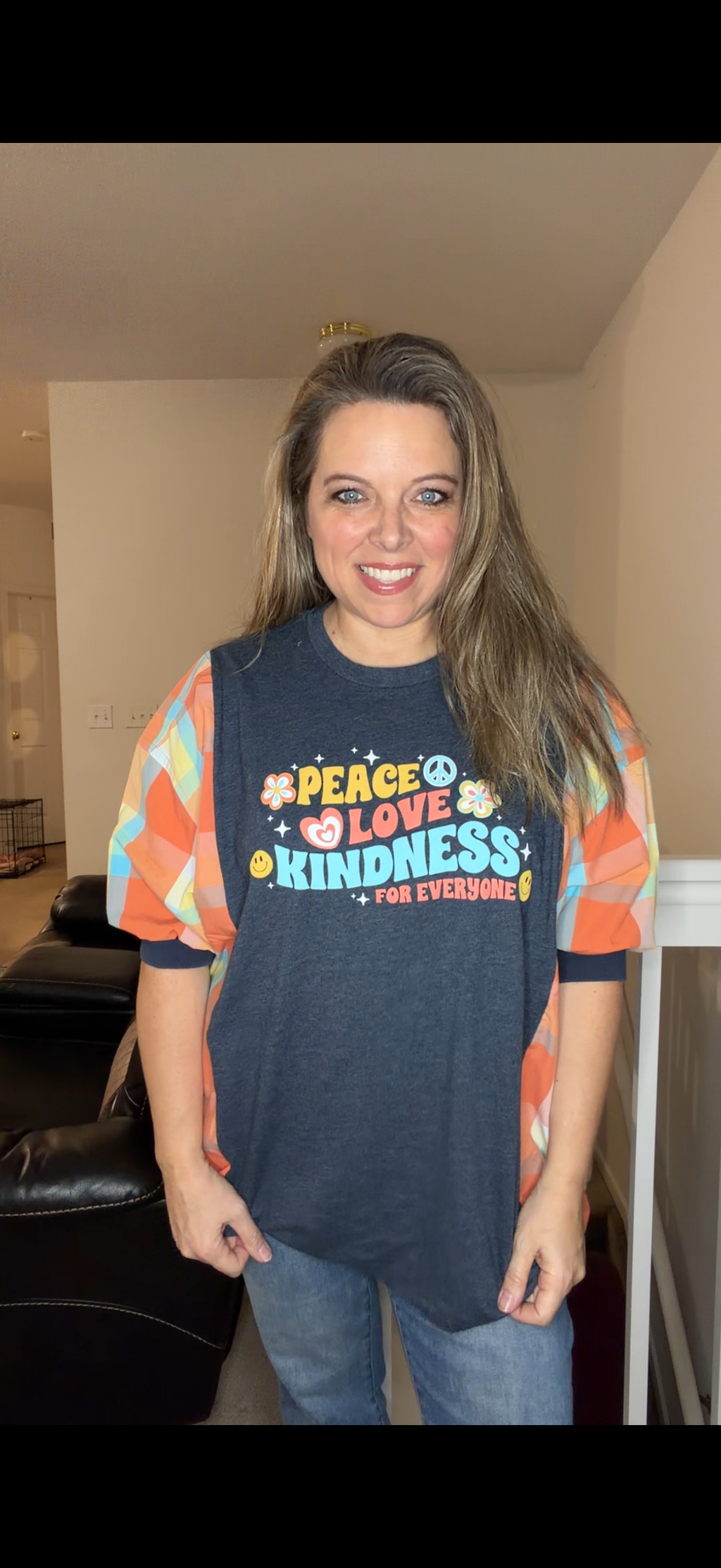 Upcycled Peace - women's 3X T-shirt with short sleeves ￼