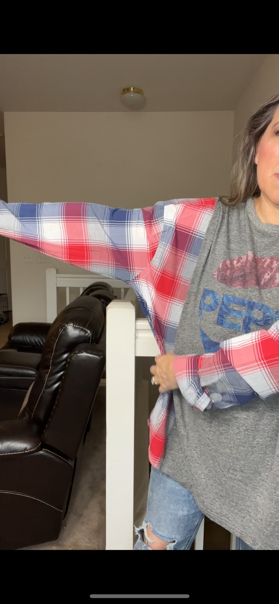 Upcycled Pepsi – women’s 3X/4X T-shirt with cotton sleeves