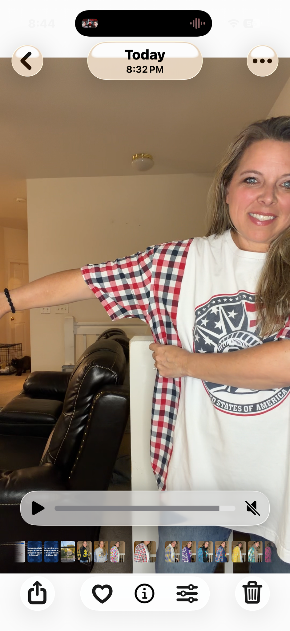 Upcycled Liberty - women's 1X T-shirt with short sleeves