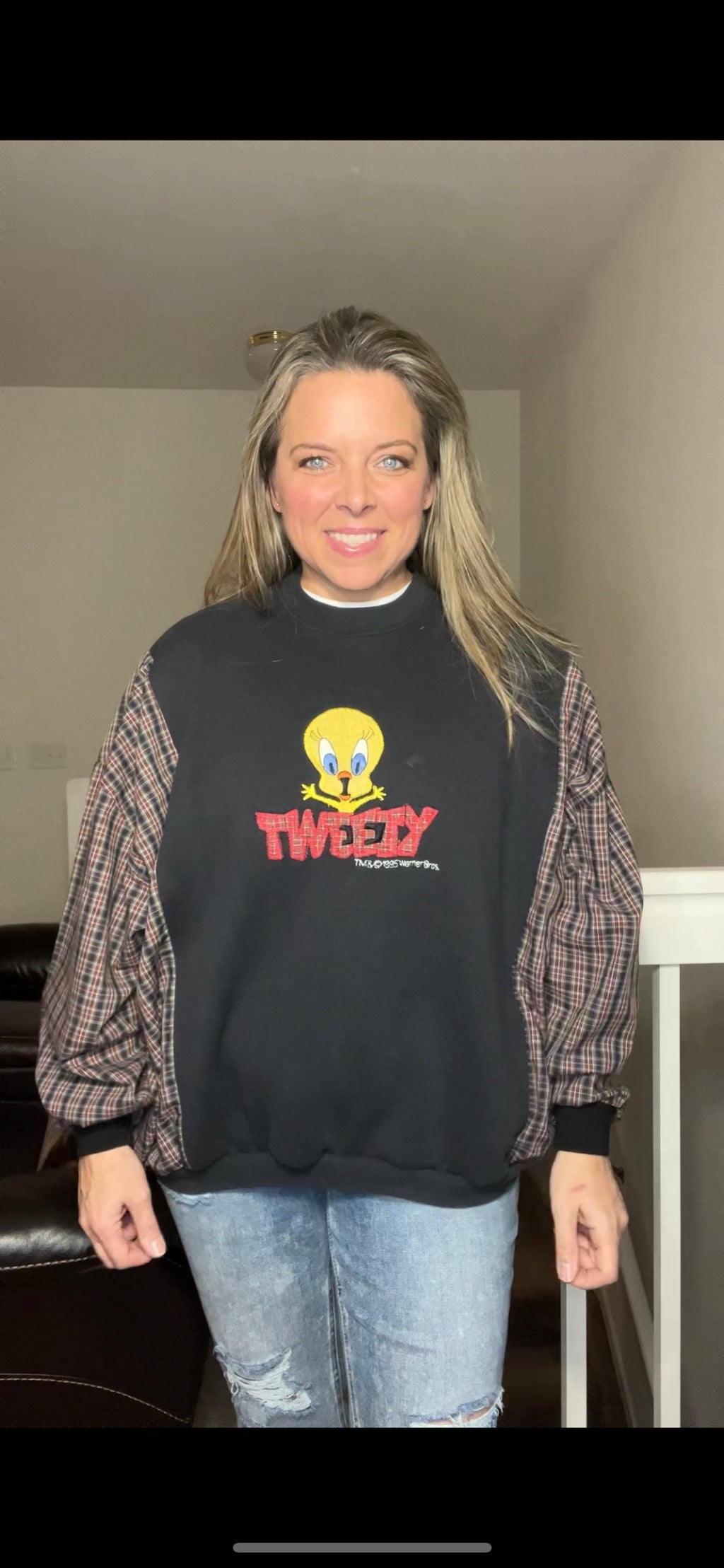 Tweety Black - woman’s large