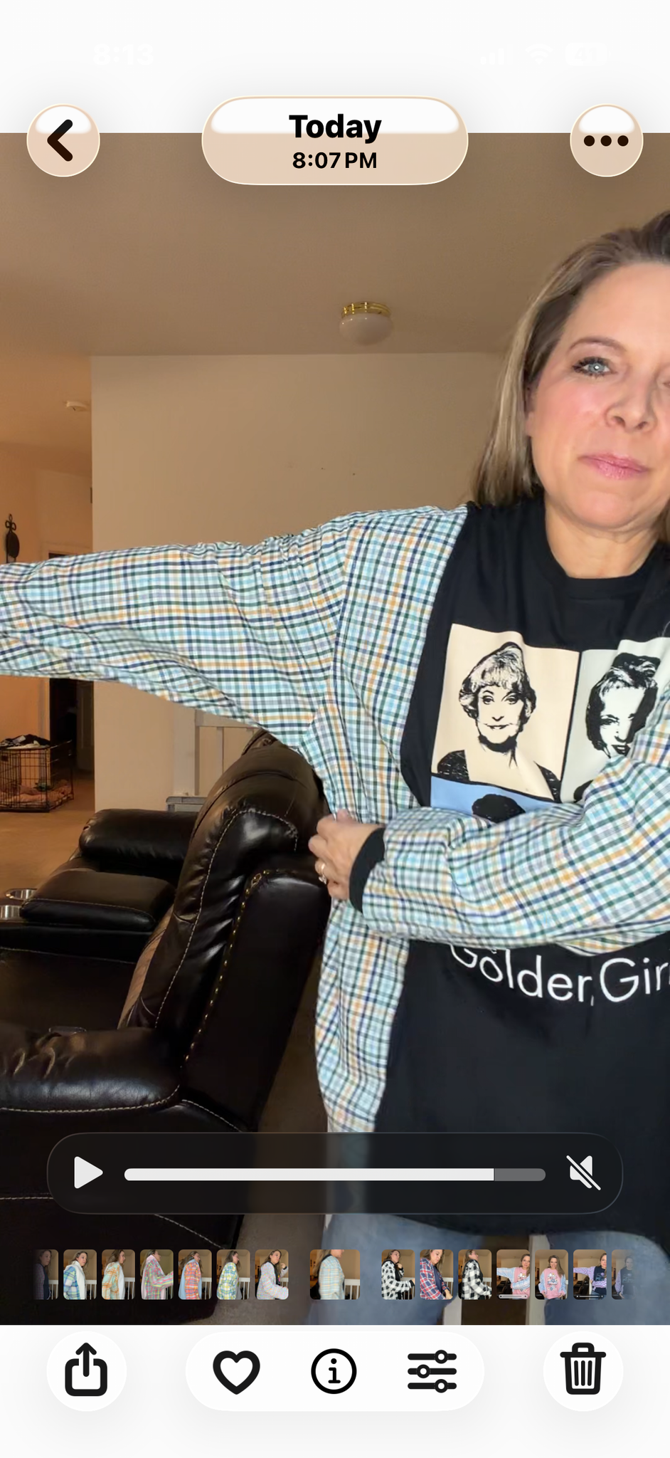 Upcycled Golden Girls - women's 1X T-shirt with cotton sleeves