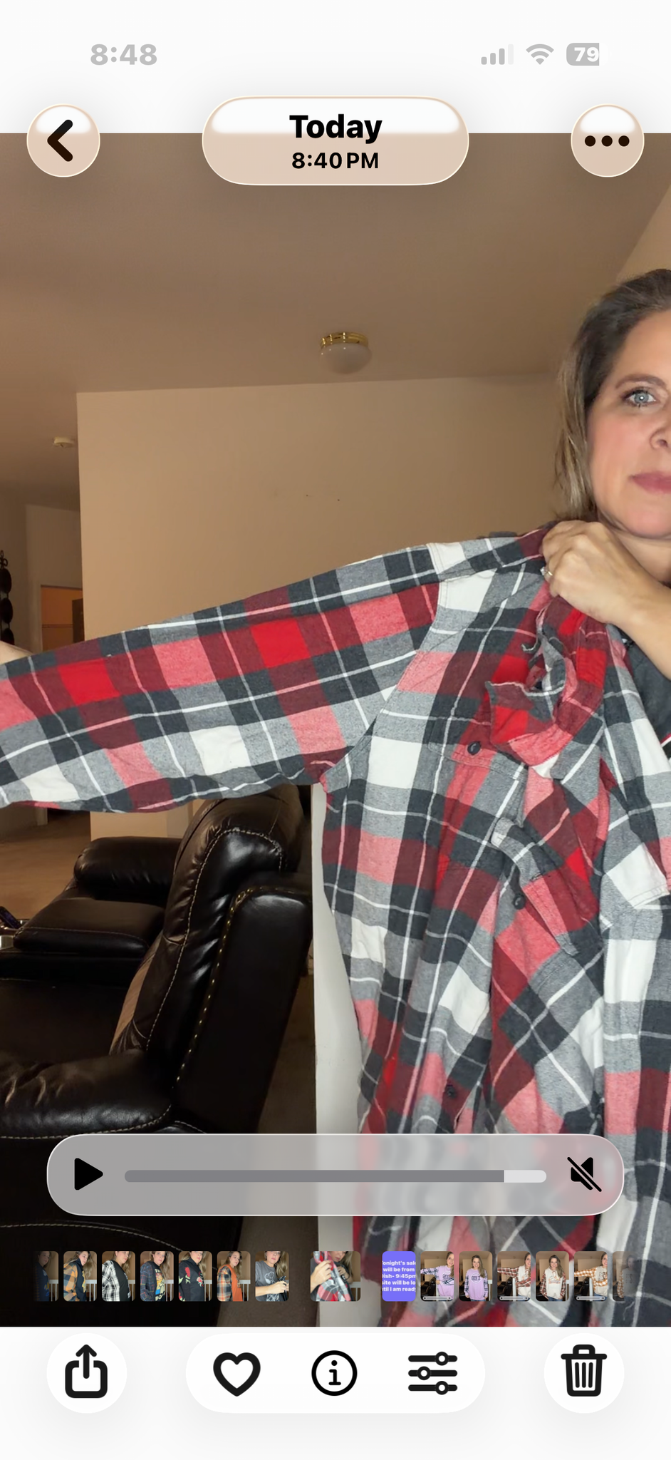 Upcycled Bulldogs - pick size between woman's XS-4X - midweight Sweatshirt with flannel sleeves