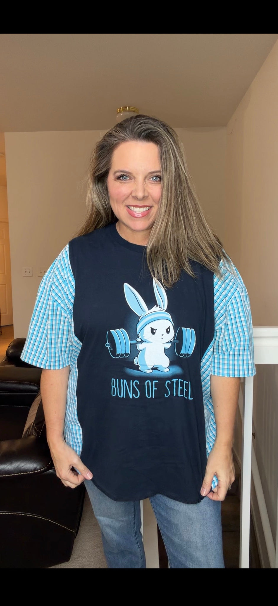 Upcycled Buns - women's 1X/2X T-shirt with short sleeves