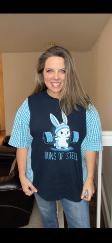 Upcycled Buns - women's 1X/2X T-shirt with short sleeves