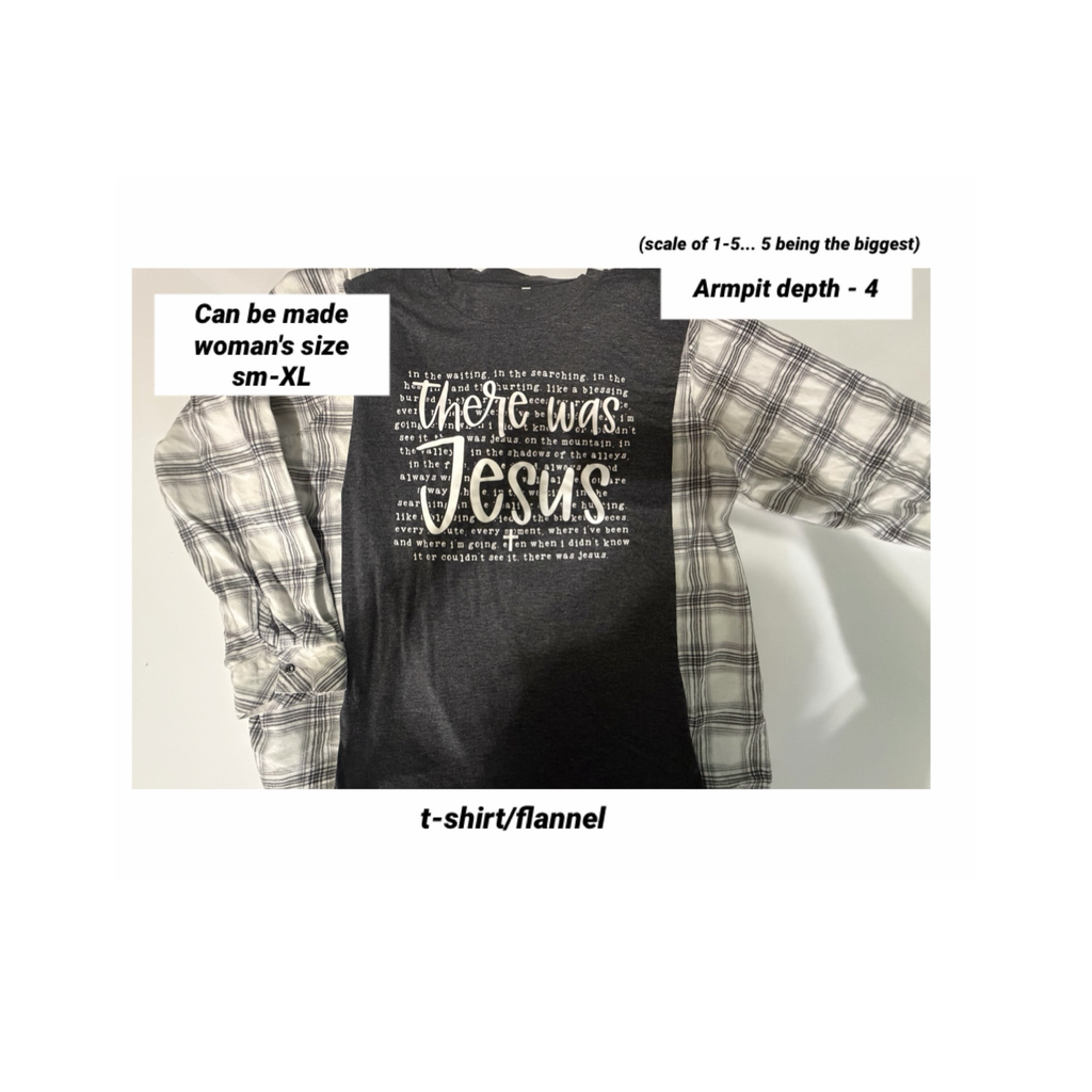 Upcycled Jesus - woman's (pick size sm-XL) t-shirt with cotton sleeves