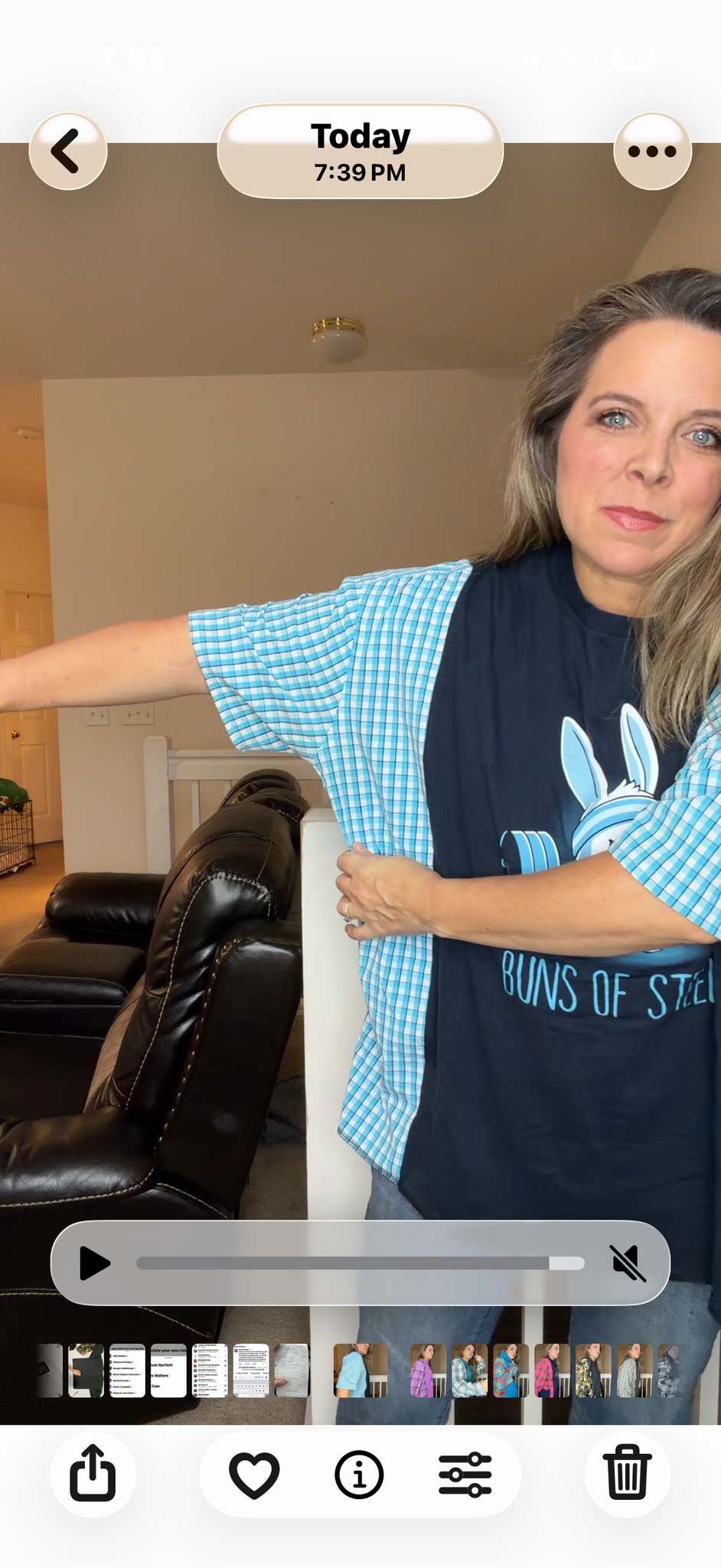 Upcycled Buns - women's 1X/2X T-shirt with short sleeves