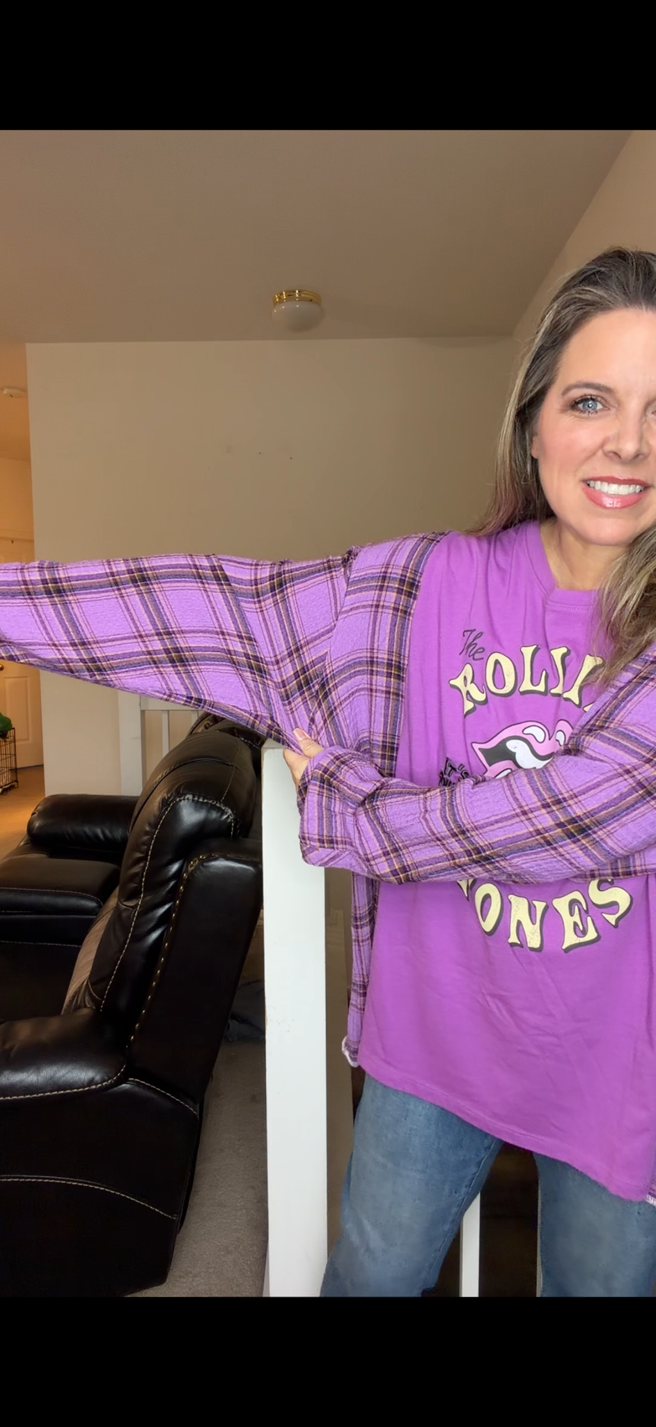 Upcycled Stones - women's 3X T-shirt with stretch sleeves ￼