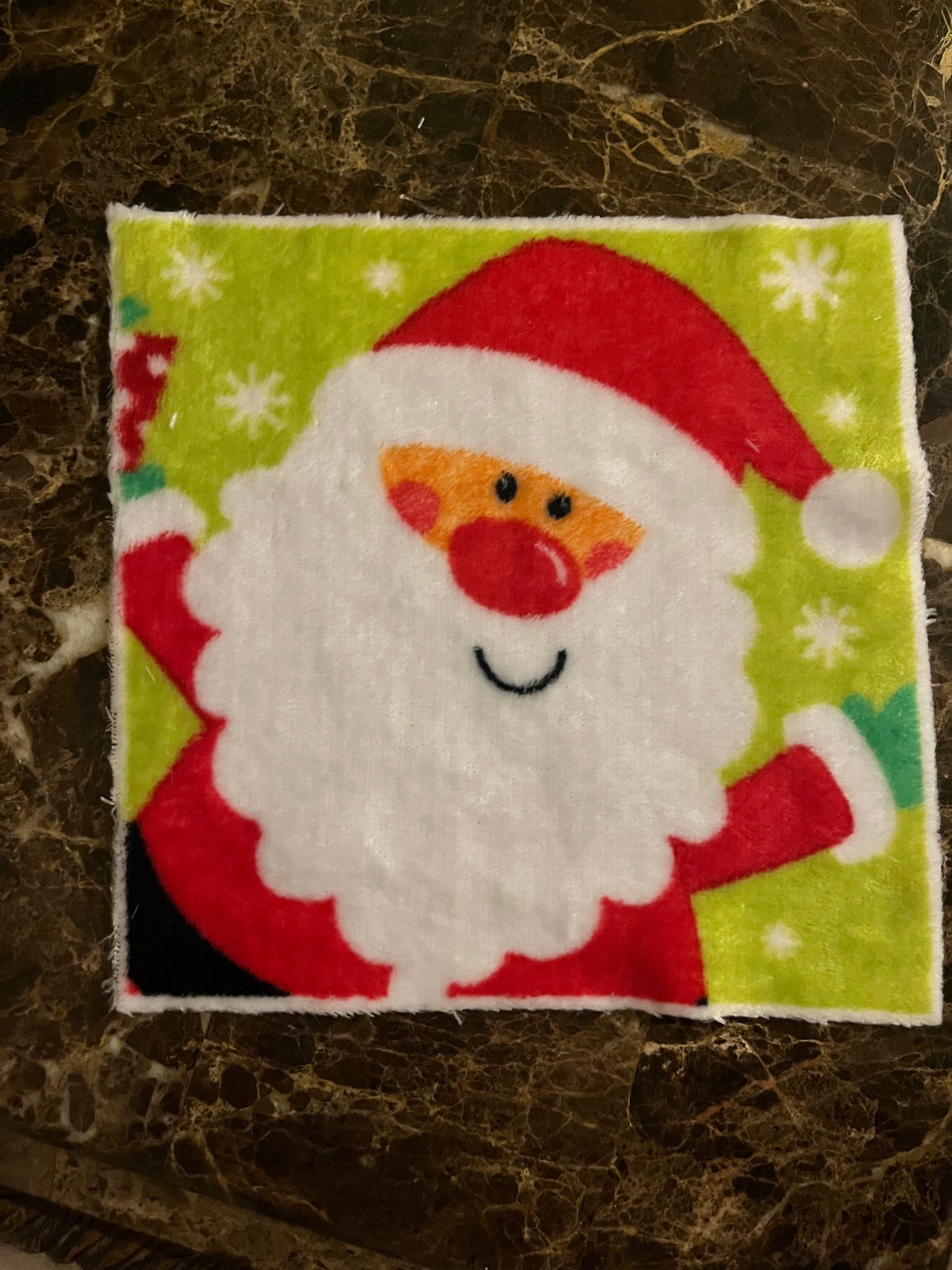 CUSTOMIZE - Green Santa - choose color, size, words