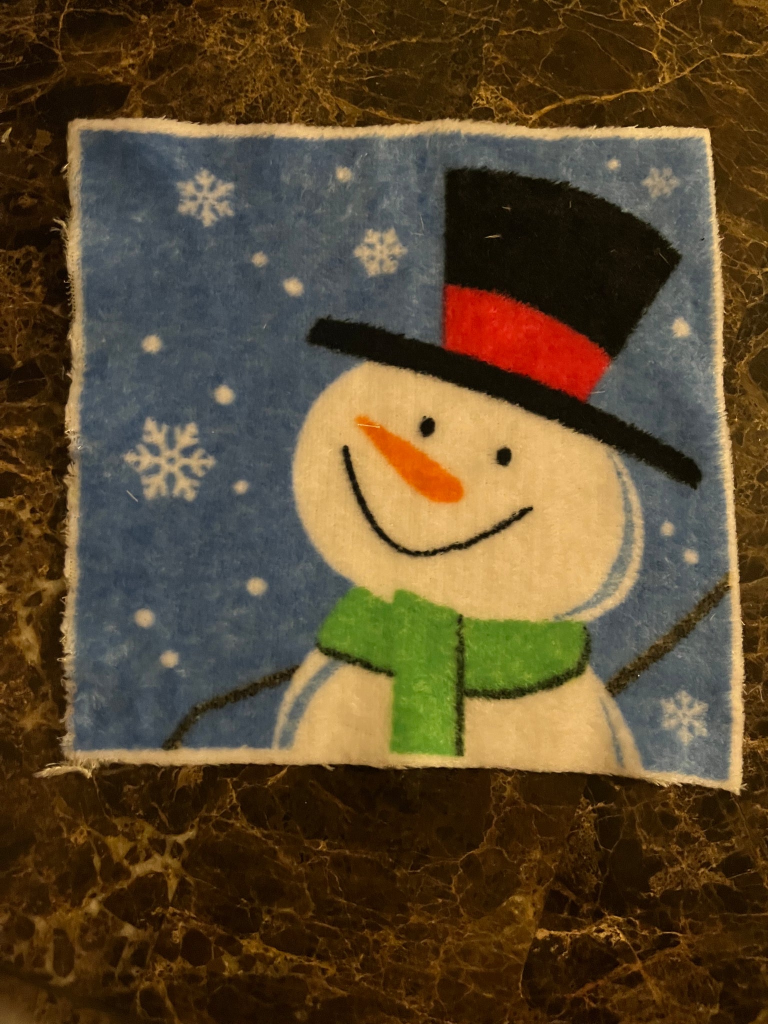 CUSTOMIZE - Snowman - choose color, size, words