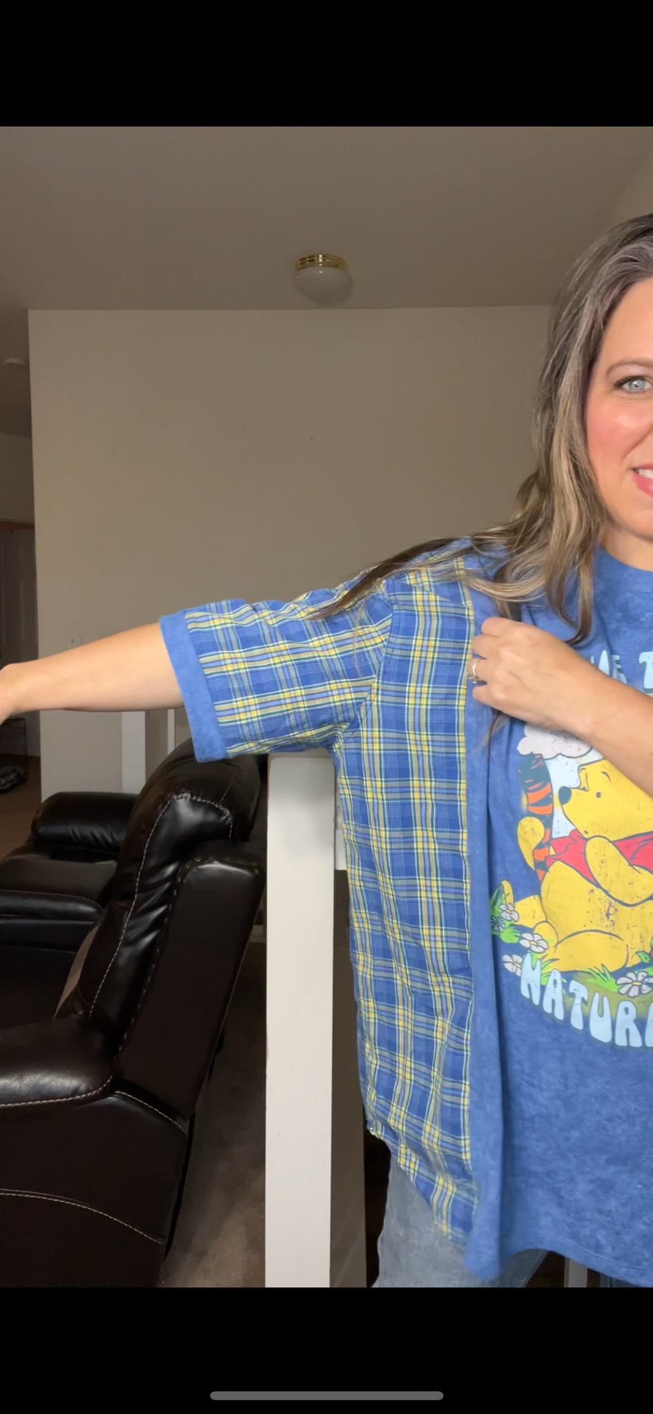 Upcycled Tigger - women’s 4X T-shirt with short cotton sleeves