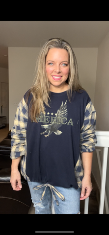 America Tshirt - woman’s 2x