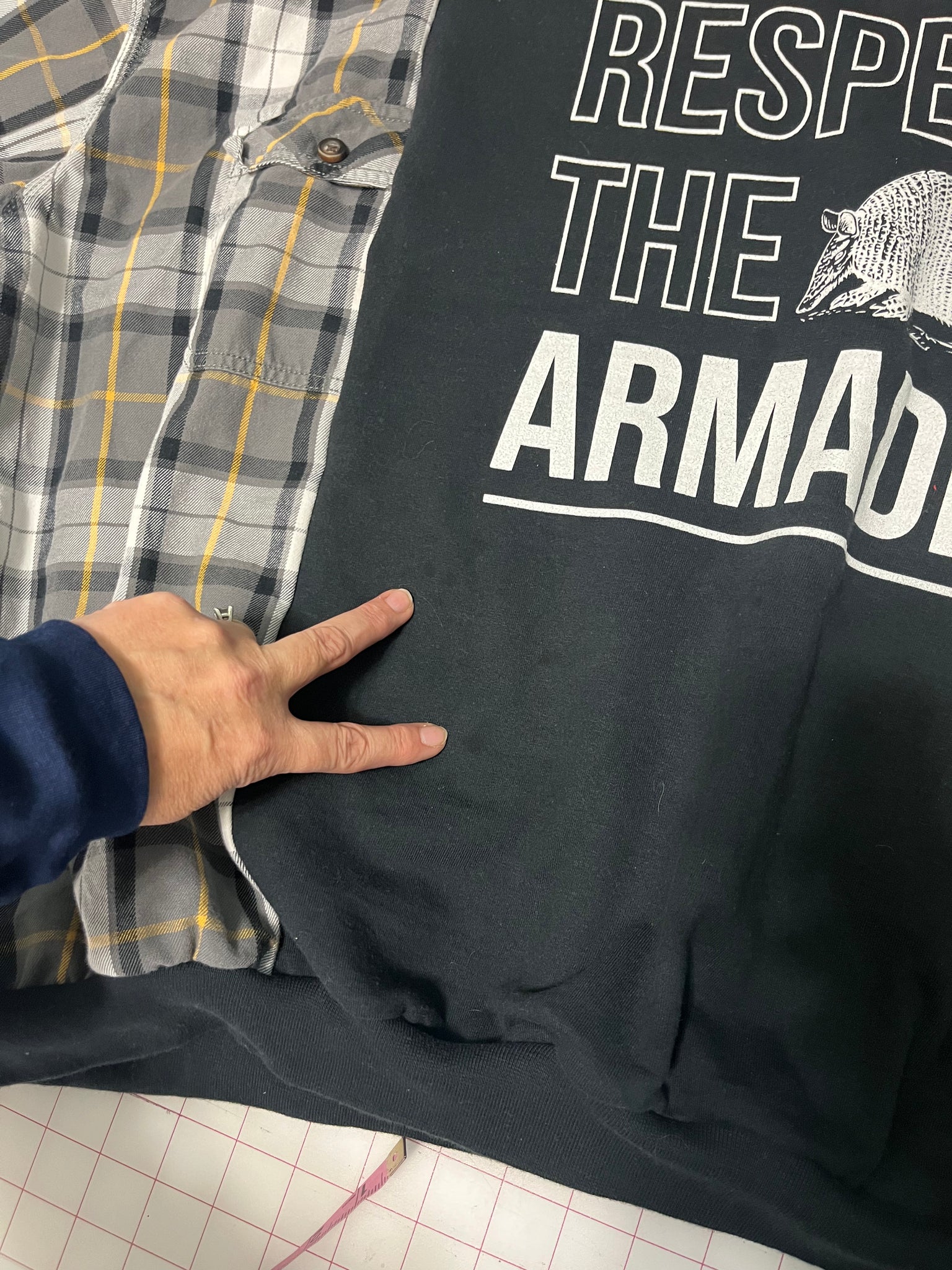 Armadillo Upcycled Sweatshirt