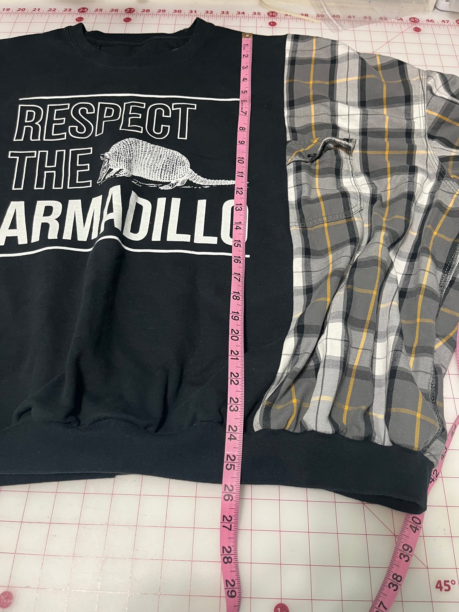 Armadillo Upcycled Sweatshirt